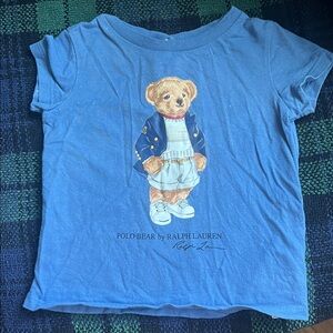Polo by Ralph Lauren Blue Bear Graphic Tee